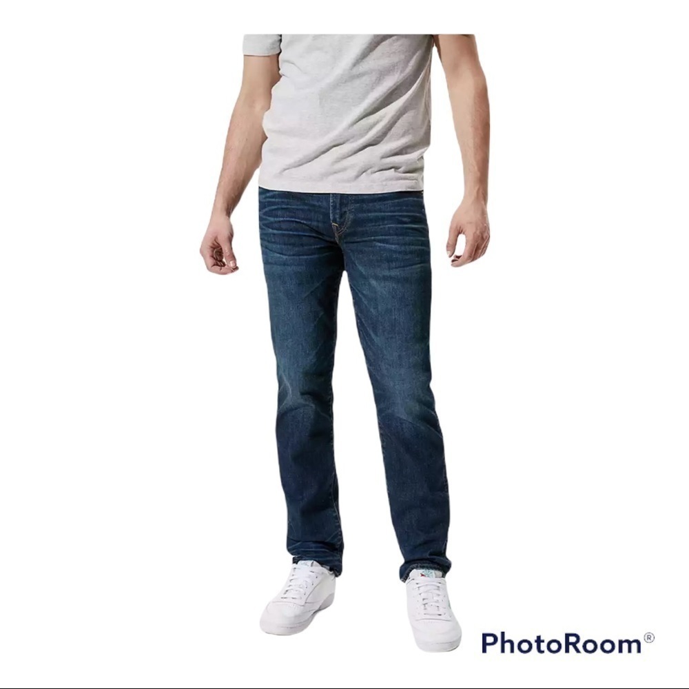 American Eagle blue airflex jeans